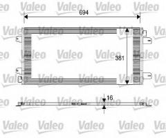 Valeo 817689 chłodnica klimatyzacji nissan opel renault, opel movano nadwozie pełne (f9)