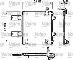 Valeo 817246 chłodnica klimatyzacji seat, seat arosa (6h), vw lupo (6x1, 6e1)