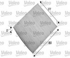 Valeo 698866 filtr kabinowy fiat, fiat panda (169), ford ka (ru8)