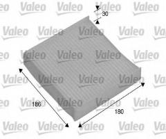 Valeo 698886 filtr kabinowy fiat honda suzuki, daihatsu terios (j2_), fiat sedici, honda jazz i (aa)