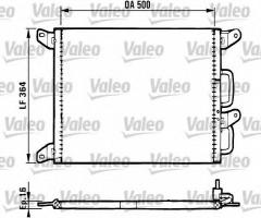 Valeo 816985 chłodnica klimatyzacji fiat, fiat marea (185)