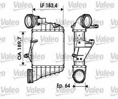 Valeo 817558 intercooler seat skoda vw, seat ibiza iv (6l1), skoda fabia (6y2), vw polo (9n_)