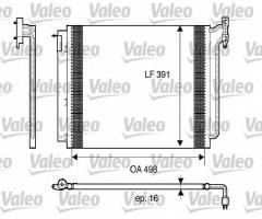 Valeo 817575 chłodnica klimatyzacji bmw, bmw x5 (e53)