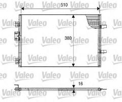 Valeo 817602 chłodnica klimatyzacji renault, renault clio ii (bb0/1/2_, cb0/1/2_)