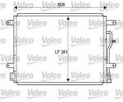 Valeo 818190 chłodnica klimatyzacji audi, audi a4 kabriolet (8h7, b6, 8he, b7)