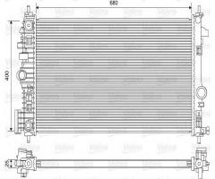 Valeo 735486 chłodnica silnika opel, opel insignia