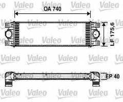Valeo 817637 intercooler opel renault, opel movano nadwozie pełne (f9)