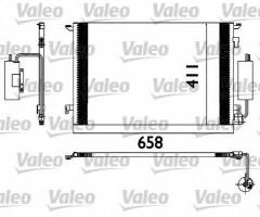 Valeo 817648 chłodnica klimatyzacji opel, opel vectra c