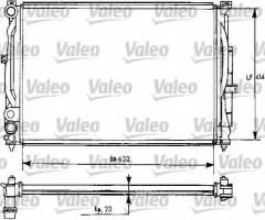 Valeo 731537 chłodnica silnika audi vw, audi a4 (8d2, b5), vw passat (3b2)