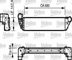 Valeo 818772 intercooler renault, renault espace iv (jk0/1_)