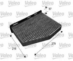 Valeo 698801 filtr kabinowy z węglem aktywnym vag, audi tt (8j3), renault megane ii sedan (lm0/1_)