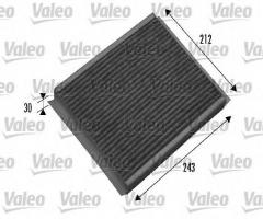 Valeo 698877 filtr kabinowy z węglem aktywnym opel, opel meriva