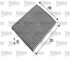 Valeo 698693 filtr kabinowy z węglem aktywnym ford, ford fiesta v (jh_, jd_), mazda 2 (dy)