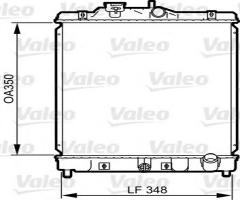 Valeo 734117 chłodnica silnika honda, honda hr-v (gh)