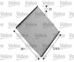 Valeo 715552 filtr kabinowy alfa citroen fiat opel, alfa romeo mito (955)