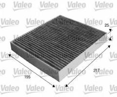 Valeo 715537 filtr kabiny węglowy dodge journey fiat freemont, dodge caliber, fiat freemont (jf_)