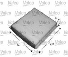 Valeo 715540 filtr kabinowy honda, honda civic viii hatchback (fn, fk)