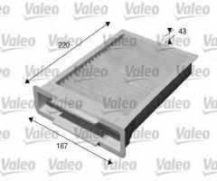 Valeo 715515 filtr kabinowy citroen peugeot toyota, bmw 7 (f01, f02, f03, f04)