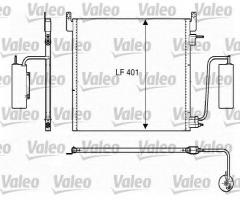 Valeo 817853 chłodnica klimatyzacji opel, opel signum