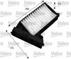 Valeo 715528 filtr kabinowy mitsubishi, mitsubishi galant vi (ea_)