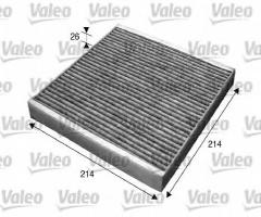 Valeo 715608 filtr kabinowy z węglem aktywnym smart, smart cabrio (450)