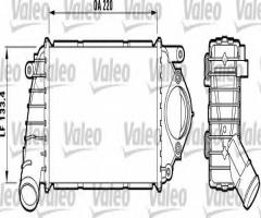 Valeo 817486 intercooler volkswagen, seat arosa (6h), vw lupo (6x1, 6e1)