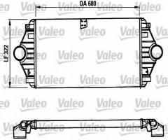 Valeo 816851 intercooler citroen fiat peugeot, citroËn evasion (22, u6), fiat ulysse (220)