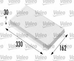 Valeo 698711 filtr kabinowy opel, cadillac bls, hyundai grand santa fÉ, opel corsa c (f08, f68)