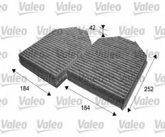 Valeo 715640 filtr kabinowy z węglem aktywnym jaguar, jaguar xk coupe (qq6_, _j43_)