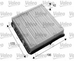 Valeo 715653 filtr kabinowy vag, seat toledo i (1l), vw jetta i (16)