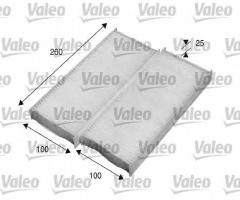 Valeo 715520 filtr kabinowy nissan, nissan navara (d40)