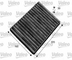 Valeo 715582 filtr kabinowy z węglem aktywnym bmw, bmw 7 (e65, e66, e67)