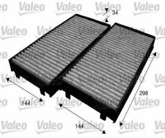 Valeo 715584 filtr kabinowy z węglem aktywnym bmw, bmw x5 (e70)