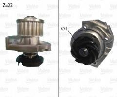 Valeo 506686 pompa wody fiat lancia, fiat grande punto (199), lancia y (840a)
