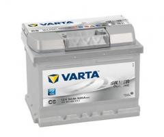 Varta 552401052sd akumulator 52ah/520a p+ / c6 - kwadrat silver dyn, audi 50 (86), austin metro