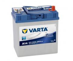 Varta 540126033bd akumulator 40ah/330a p+ / a14 - blue dynamic, chevrolet matiz (m200, m250)