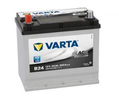 Varta 545079030bl akumulator 45ah/300a l+ / b24 - black dynamic, austin mini, fiat 500