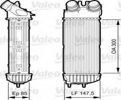Valeo 817706 intercooler citroen, citroËn xsara picasso (n68), peugeot partner combispace (5f)