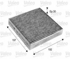 Valeo 715681 filtr kabinowy z węglem aktywnym jaguar, jaguar xj (x35_, _j12_, _j24_)