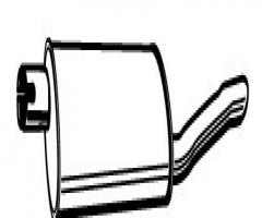 Walker 21101-53 tłumik końcowy daewoo nexia sedan, daewoo nexia (kletn)