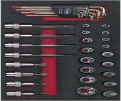Vigor v1519 zestaw narzędzi torx i spline-xzn 33 cz.