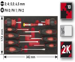 Vigor v1664 zestaw wkrętaków 10 cz.