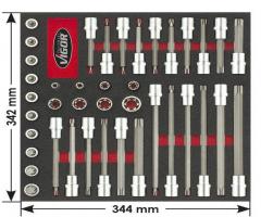 Vigor v2033 zestaw nasadek torx 1/2 40cz