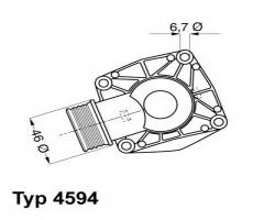 Wahler 4594.90d termostat bmw, bmw 7 (e38)