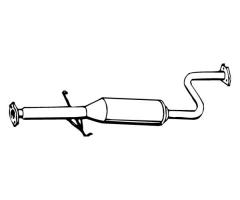 Walker 06493-66 tłumik Środkowy honda-wyprzedaż, honda prelude i coupe (sn)