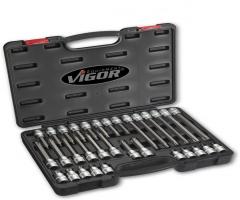 Vigor v1917 zestaw nasadek torx 1/2 32 cz.

v1918