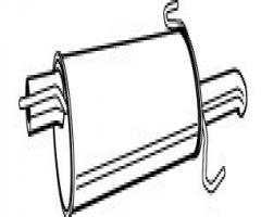 Walker 19965-52 tłumik końcowy opel astra f, opel astra f (56_, 57_)