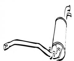 Walker 14284-65 tłumik końcowy seat-wyprzedaż