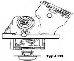 Wahler 4833.100d termostat mercedes, mercedes-benz klasa s (w221)