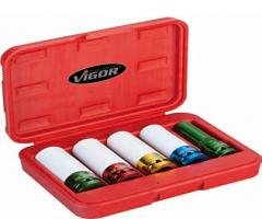 Vigor v2257 zestaw nasadek udarowych do kół 5cz